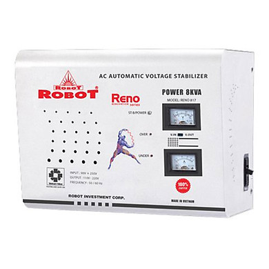 ỔN ÁP TREO TƯỜNG ROBOT RENO 8KVA (150V - 250V)